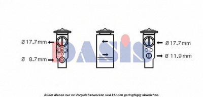 AKS DASIS 840096n -  Расширительный клапан, кондиционер